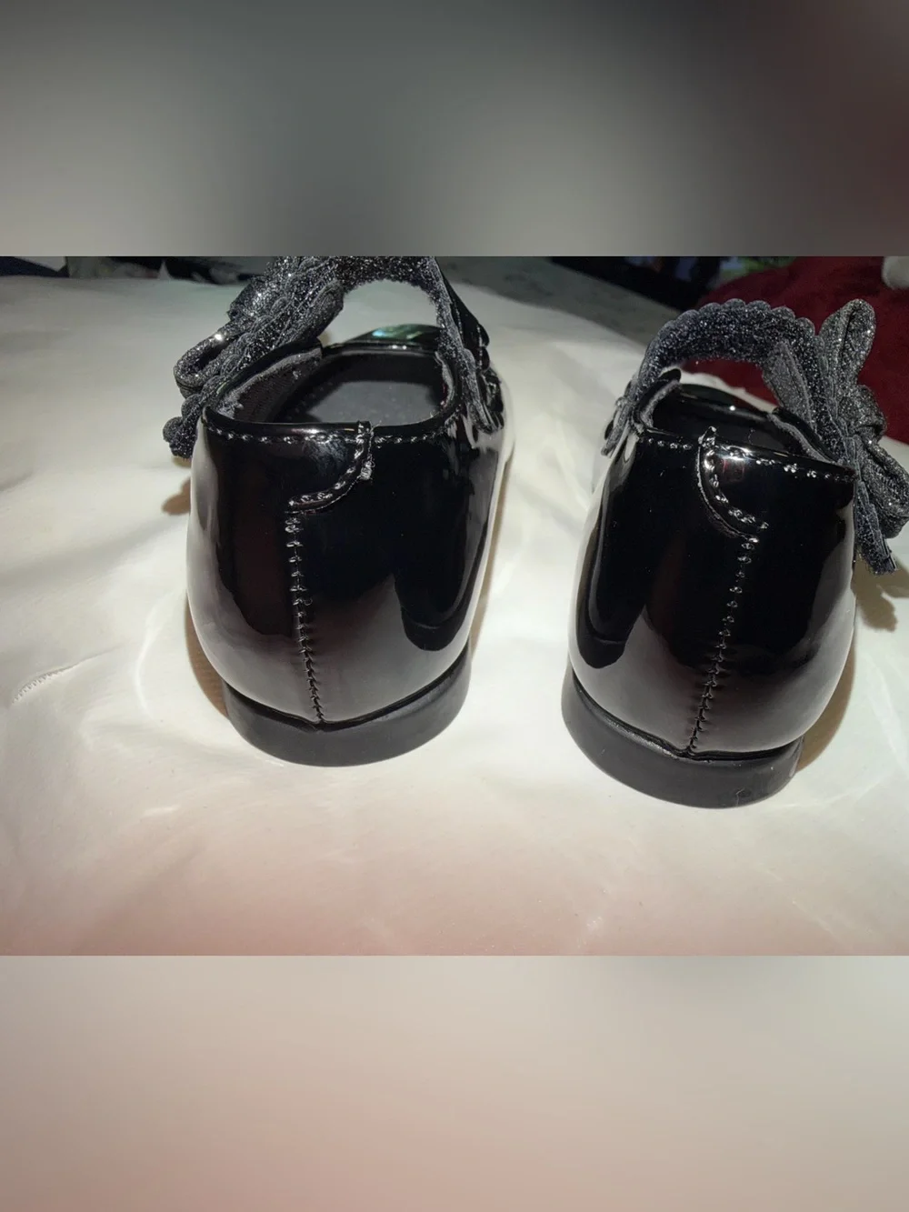 NEW Girls Black Patent Mary Jane Dress Shoes size 6 never worn